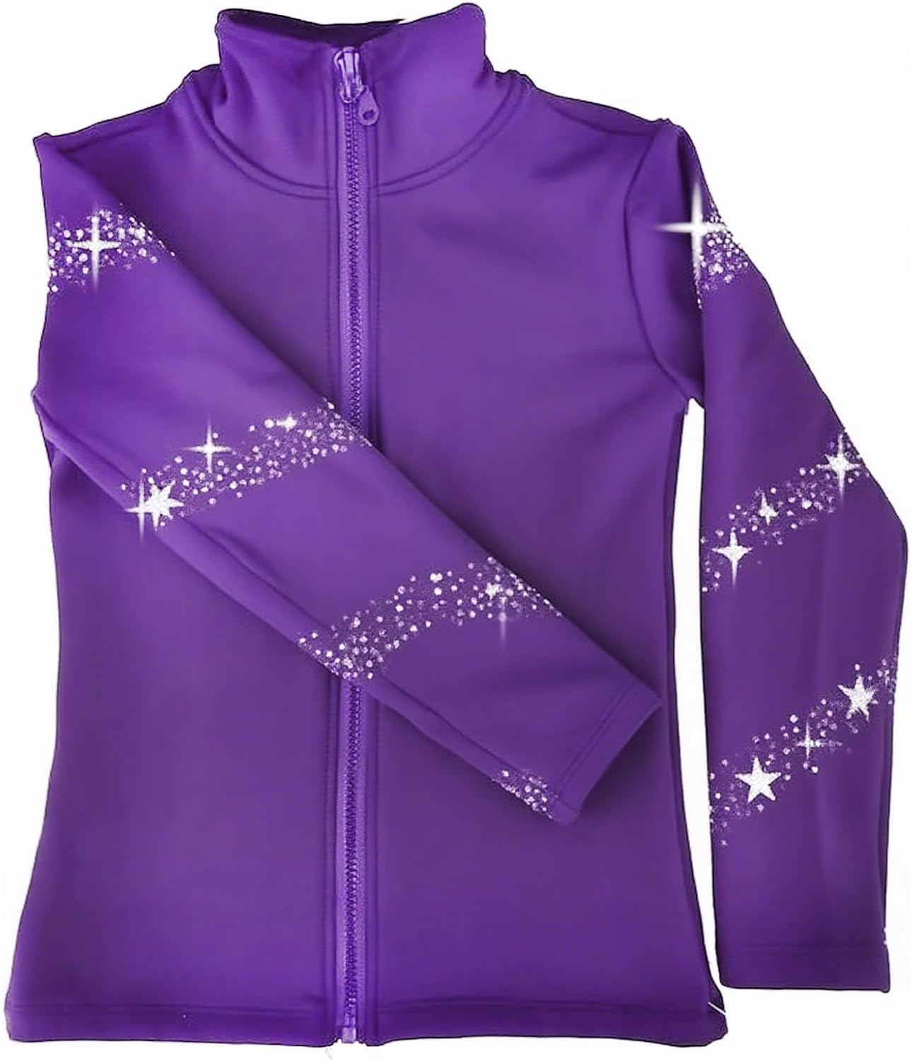 JoyCan Chaqueta de entrenamiento de patinaje artístico de hielo neg...