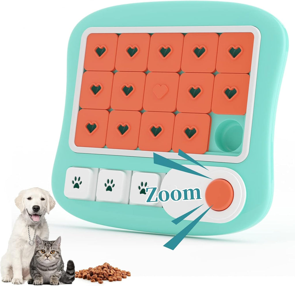 Juguetes de rompecabezas para perros, dispensadores de golosinas pa...