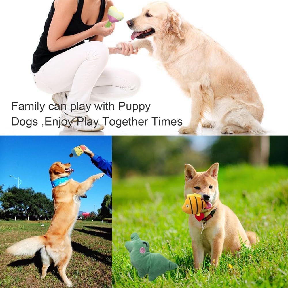 SZKOKUHO Cute Animal Designs - Juguetes chirriantes suaves para per...