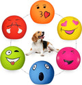 HOLYSTEED Juguetes chirriantes para perros medianos, bolas chirrian...