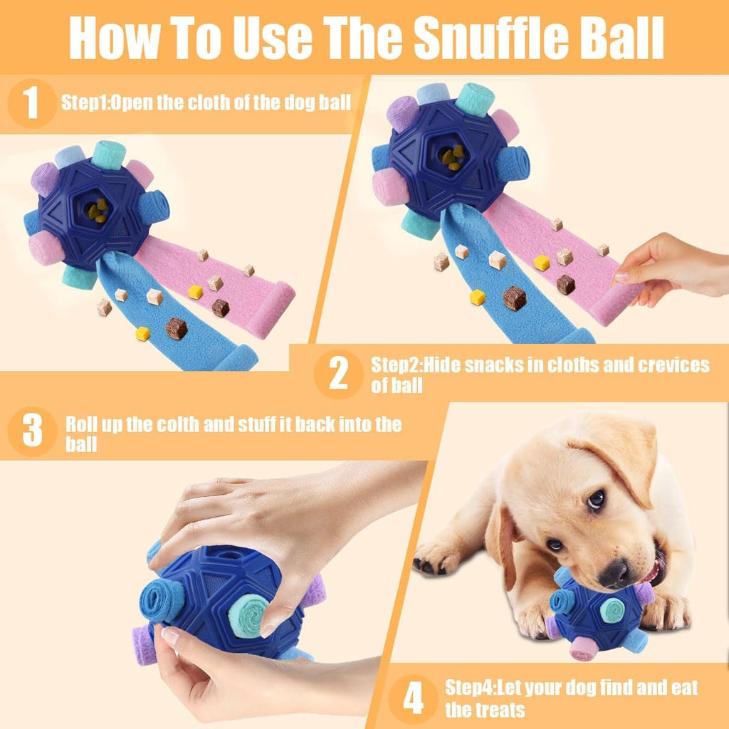 Petration Pelota de Olfato para Perros - Juguetes Interactivos de R...