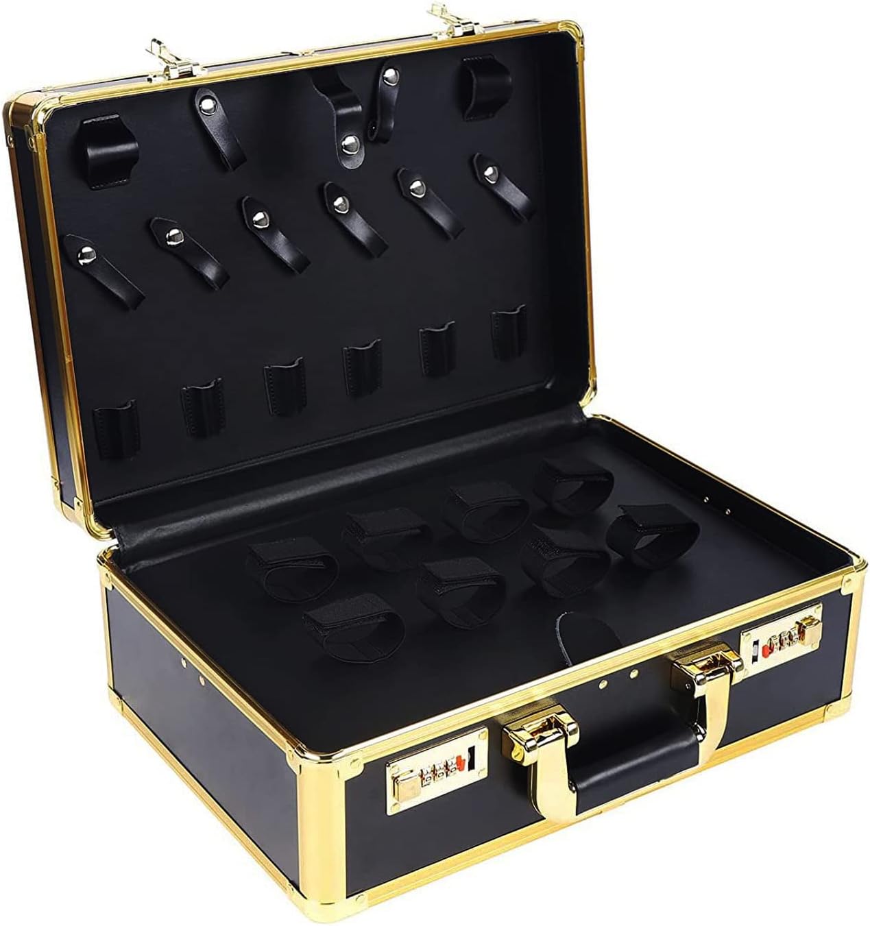 GGAIFbp Caja de accesorios de peluquería,Maletín de peluquería male...