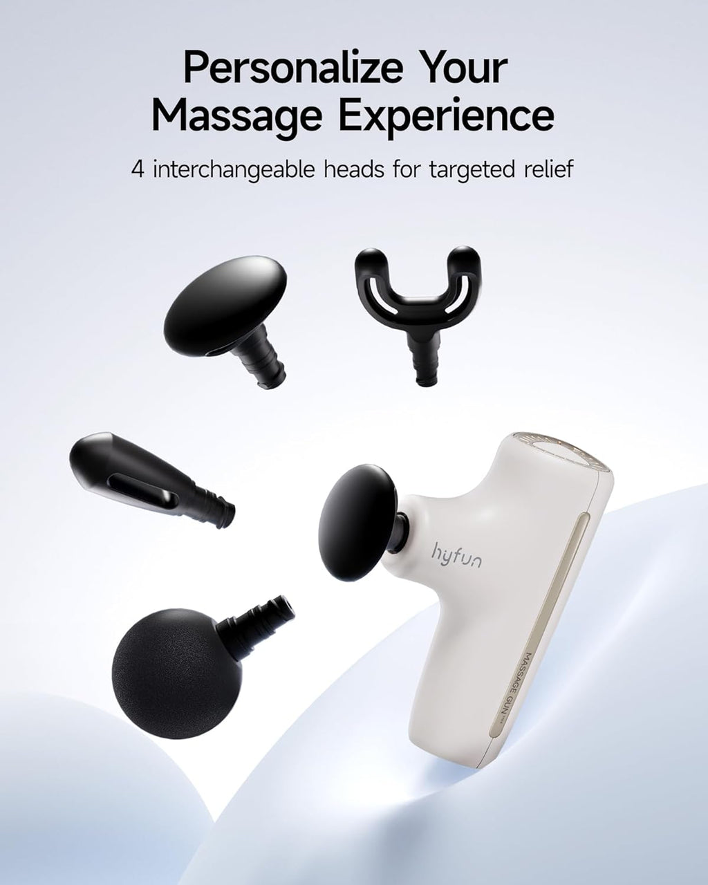 HYFUN H1 Super Mini Massage Gun, Compact Portable Deep Tissue Massa...