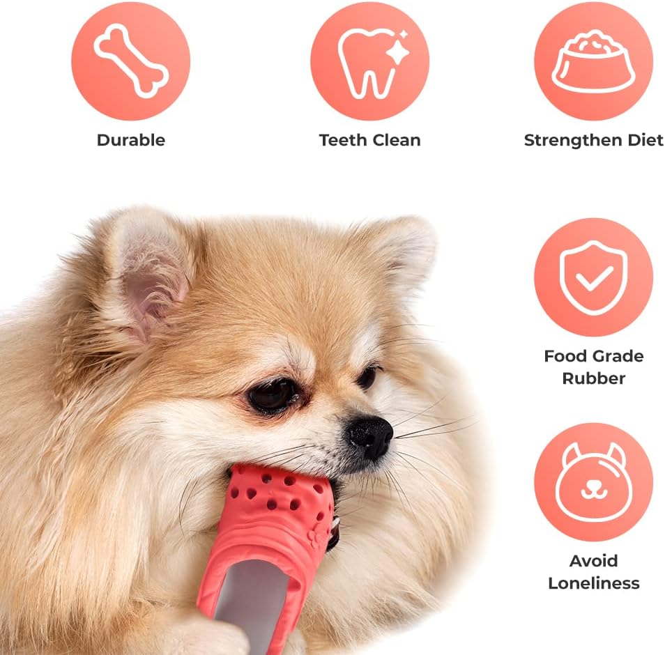 MONDOTOY Juguete masticable para perros, juguete de zapatilla de go...