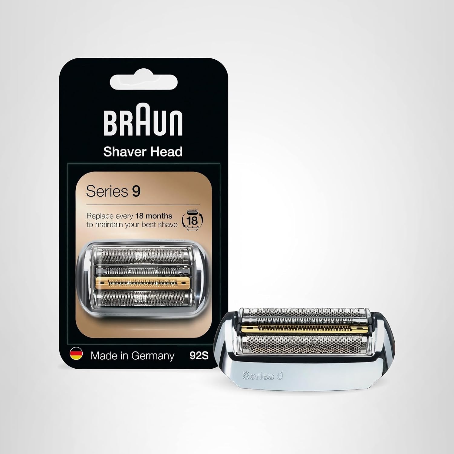 Pieza de repuesto para máquinas de afeitar Braun, parte 92S plata,...