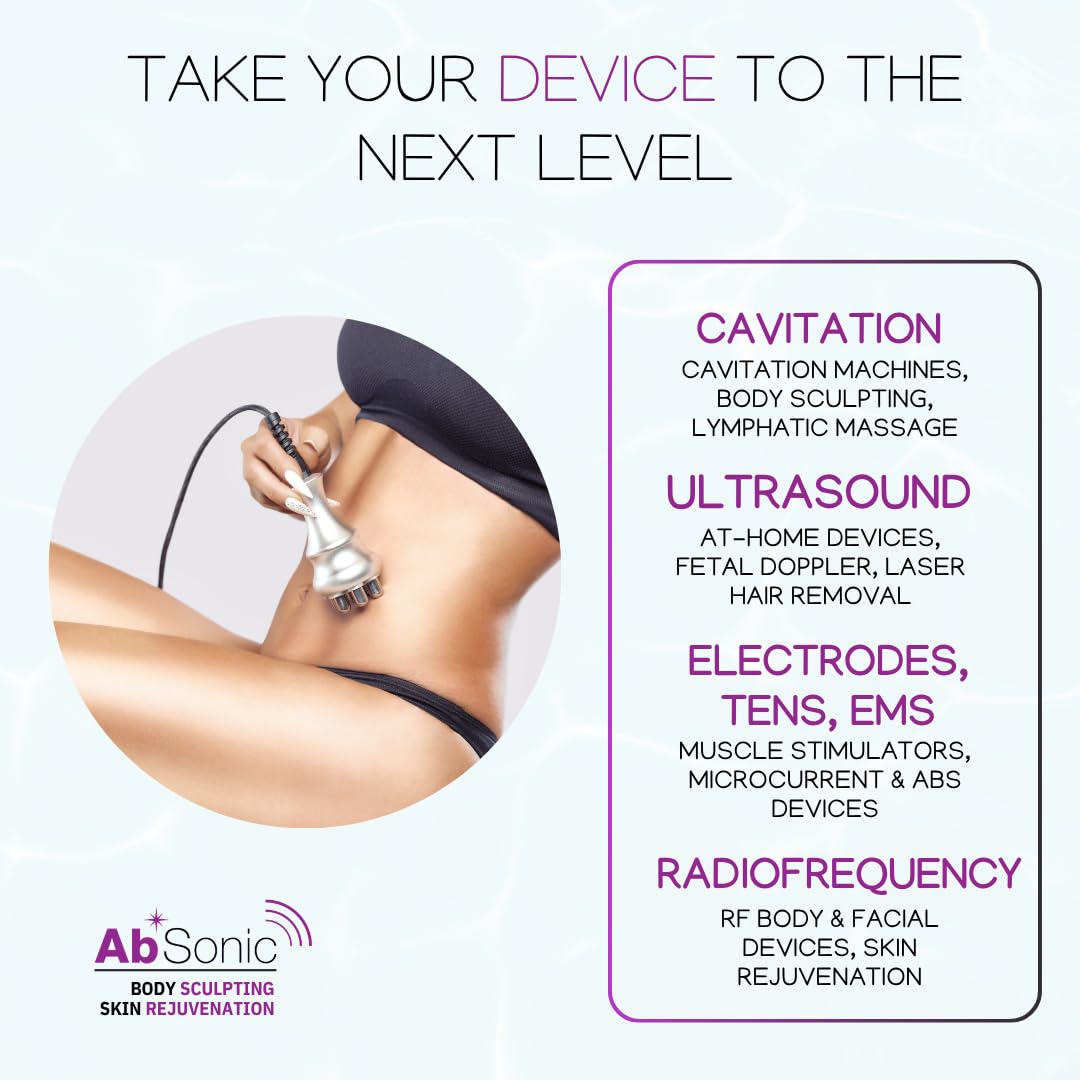 Absonic - Gel conductor para dispositivos de contorno corporal y re...