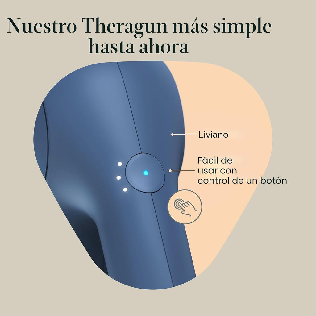 TheraGun Therabody Relief - Pistola de masaje de percusión de mano,...