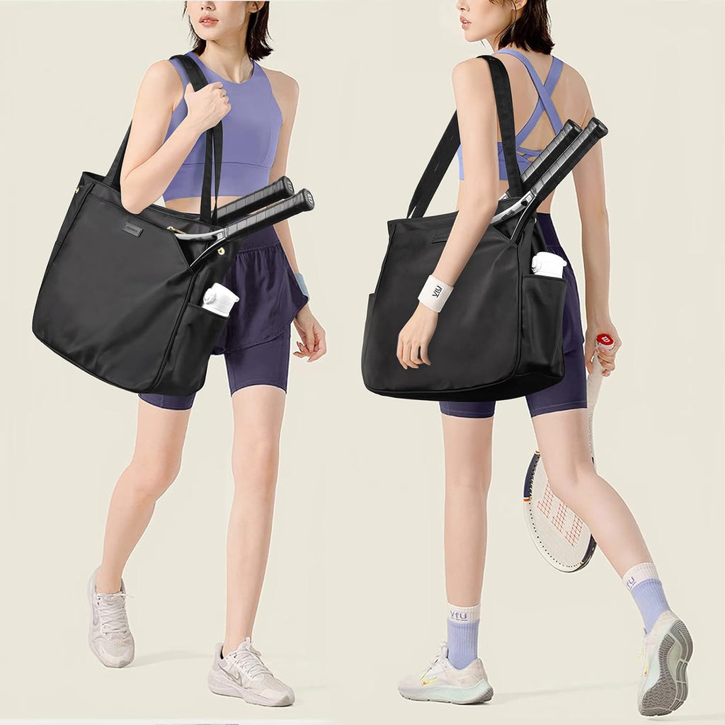 CHICECO Bolsa de tenis para mujer, bolsa de raqueta de tenis grande...