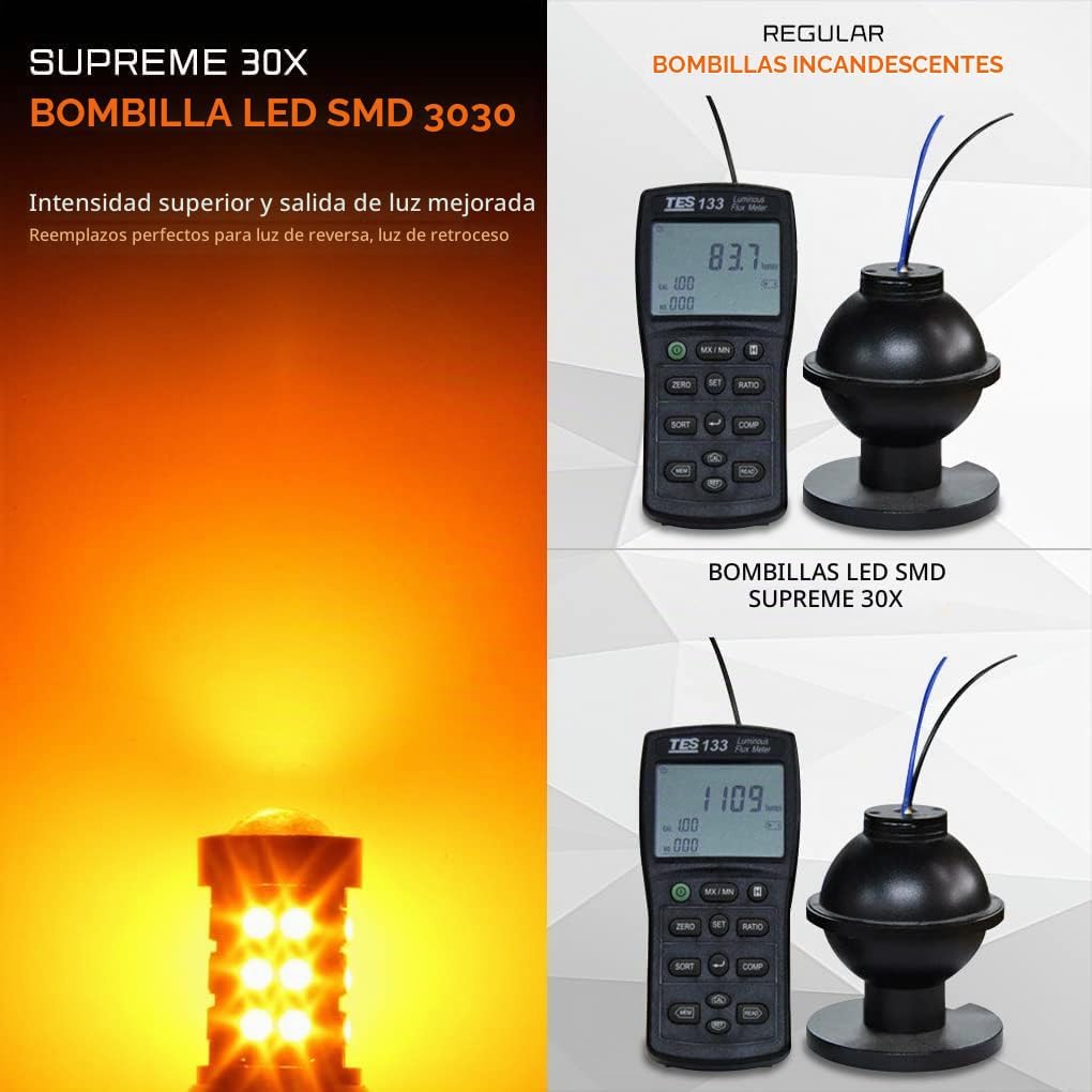 GLOFE Bombillas LED 9005 9006 HB3 HB4 3000K Amarillo Dorado H10 Xtr...