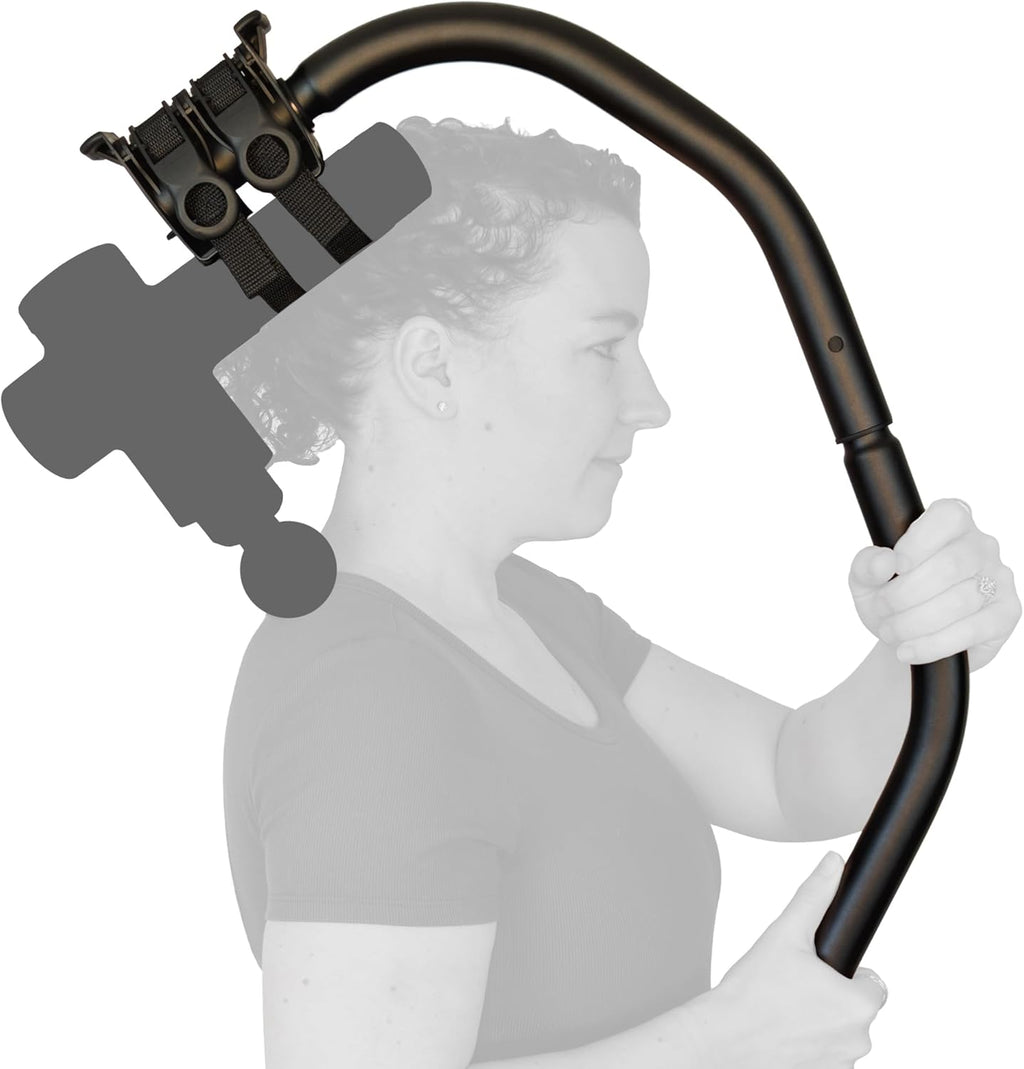 BackBadger - Soporte flexible para pistola de masaje para zonas de...