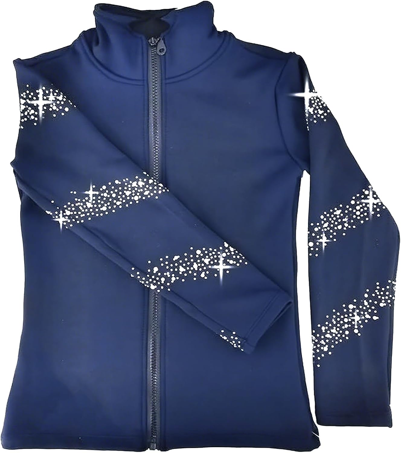 JoyCan Chaqueta de entrenamiento de patinaje artístico de hielo neg...