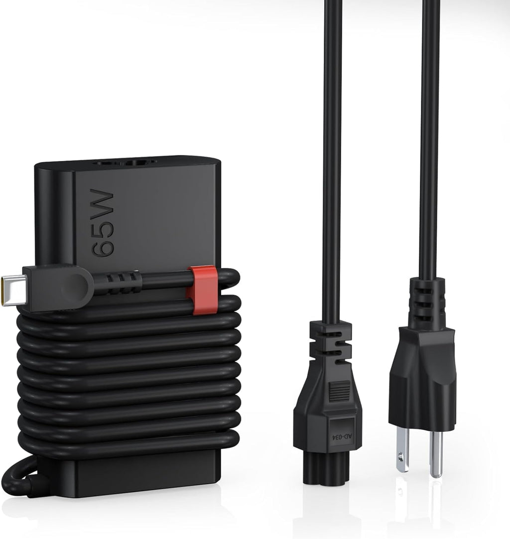 Cargador de portátil USB C de 65 W para Lenovo ThinkPad\/Yoga\/Thin...