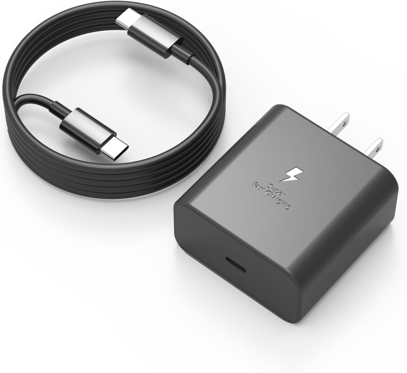 POWJDWZ Cargador USB C de 45 W, carga súper rápida tipo C compatibl...