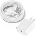 Cargador rápido para iPhone 17 16 15 de 10 pies, cargador de 20 W p...