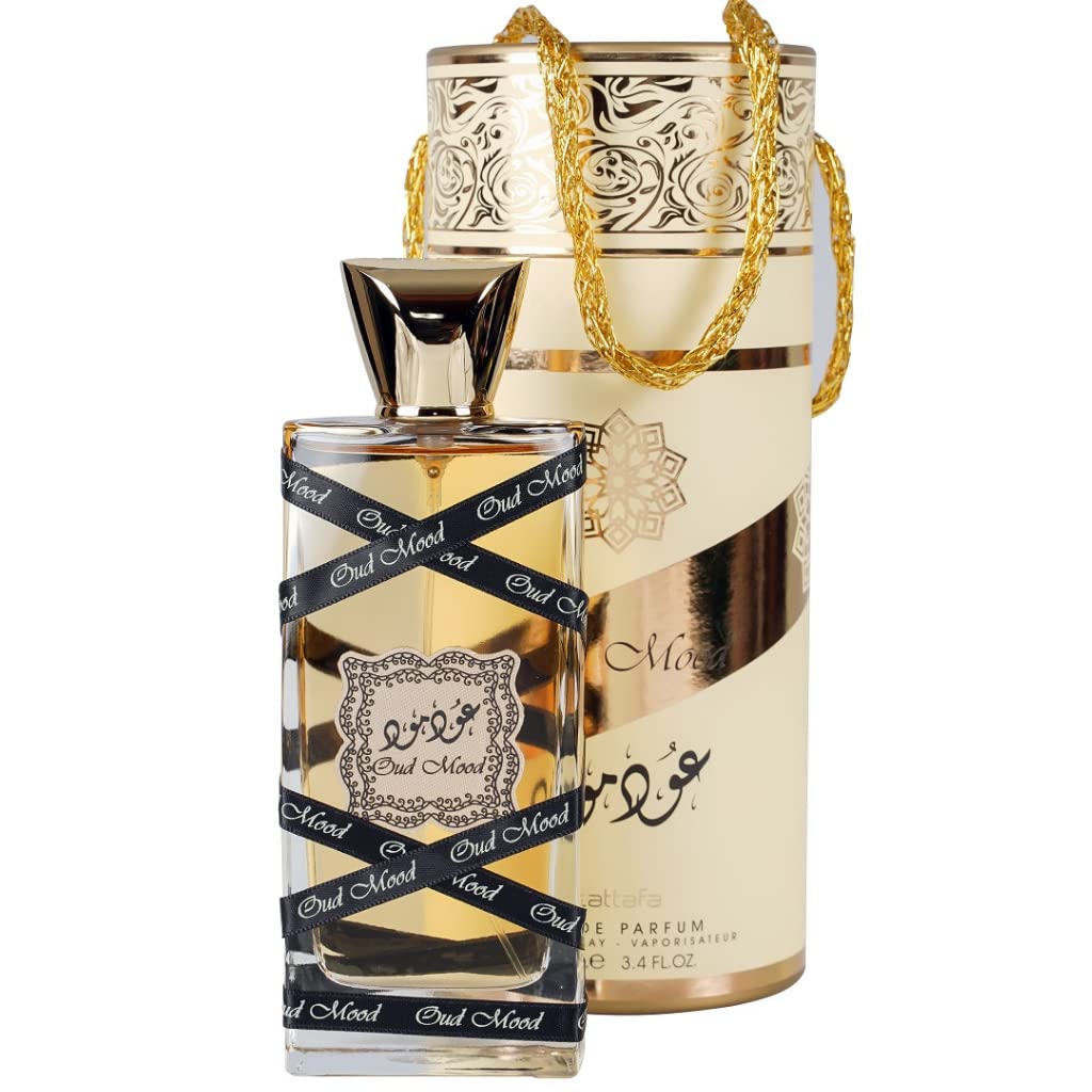 Lattafa Eau de Parfum, unisex, 3.4 onzas | Estado de ánimo fuerte |...