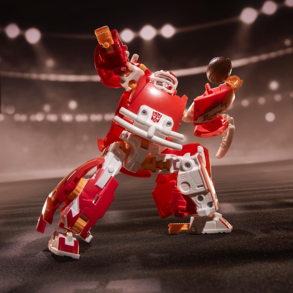 Transformers NFL Kansas City Chiefs KC-59, figura de acción de 5.5...