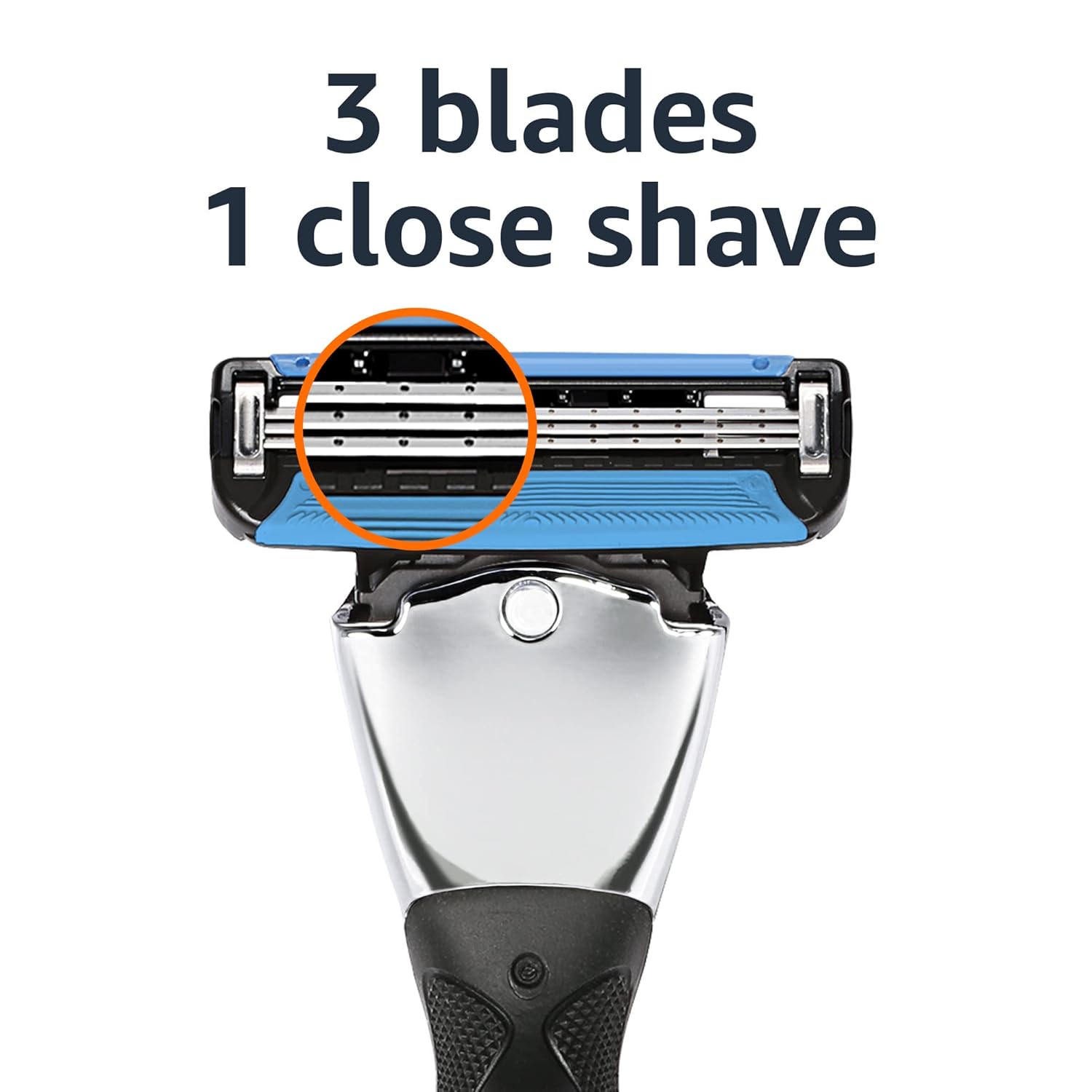 Amazon Basics - Maquinilla de afeitar de 3 cuchillas MotionSphere p...
