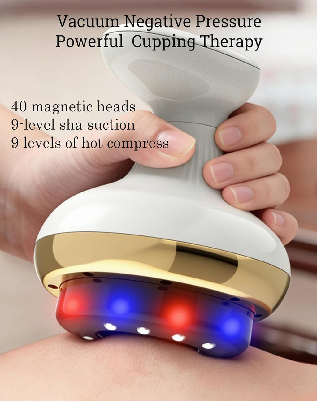 para removedor de celulitis, terapia de luz LED 2 en 1 y masajeador...