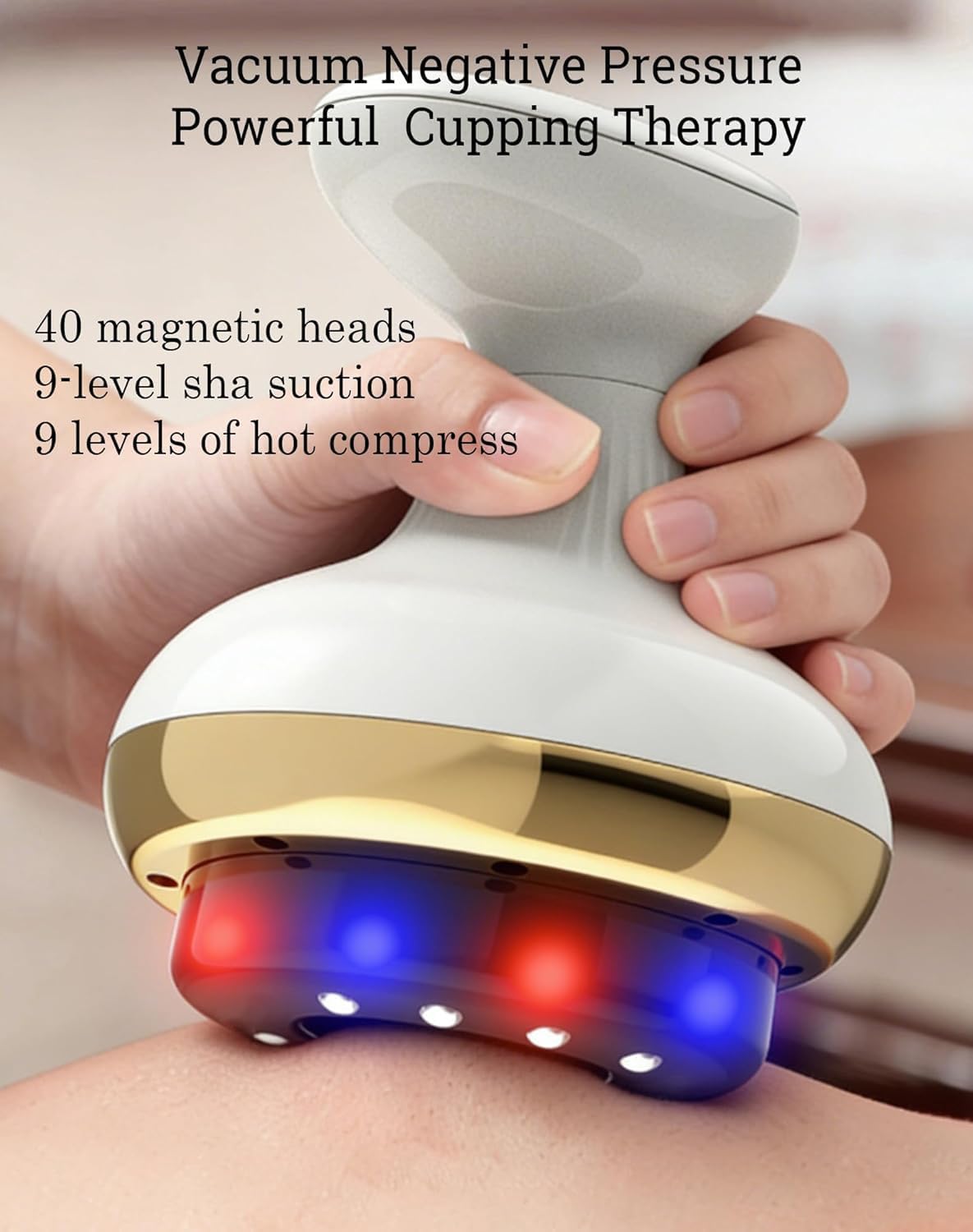 para removedor de celulitis, terapia de luz LED 2 en 1 y masajeador...