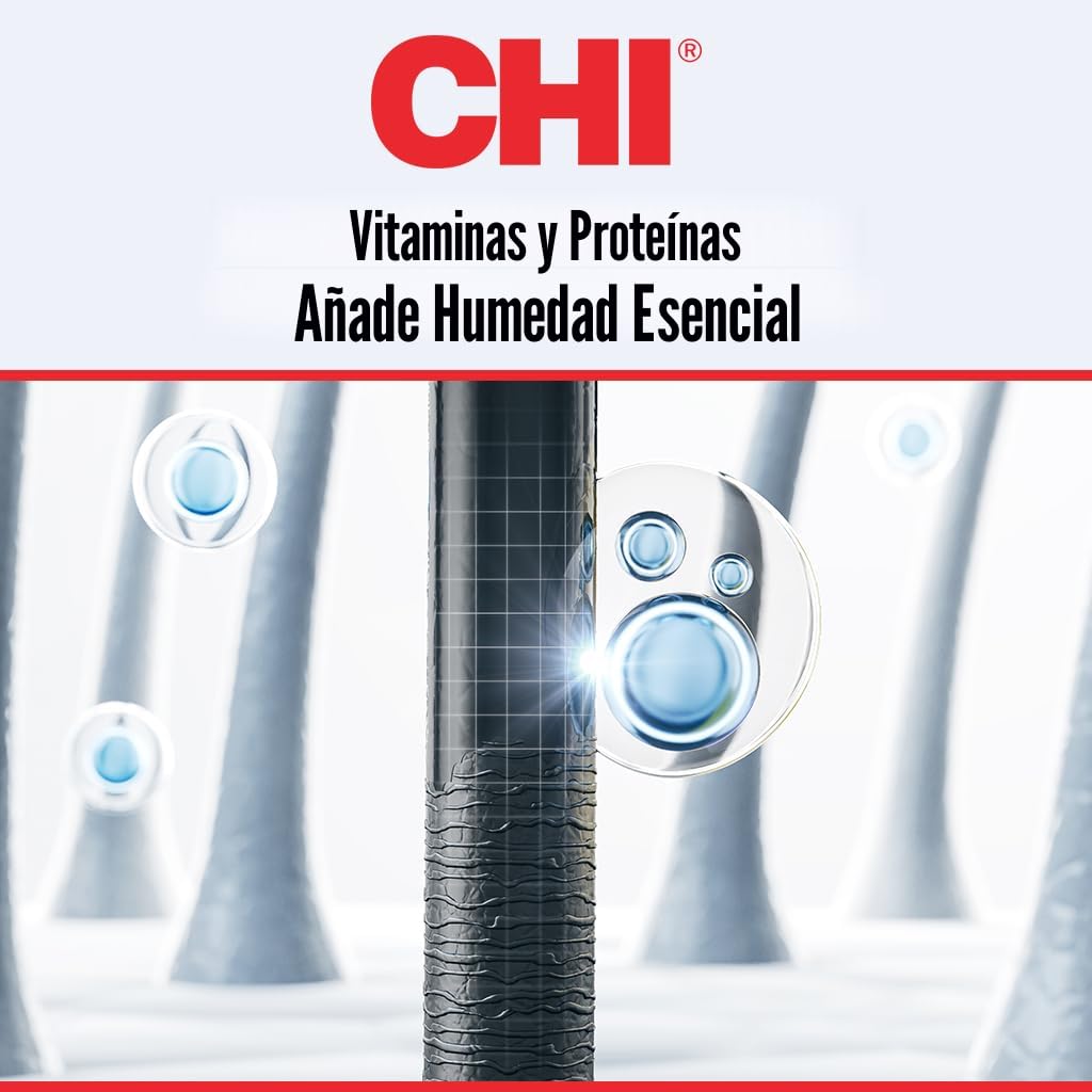 CHI 44 Iron Guard - Spray de protección térmica, fórmula nutritiva...