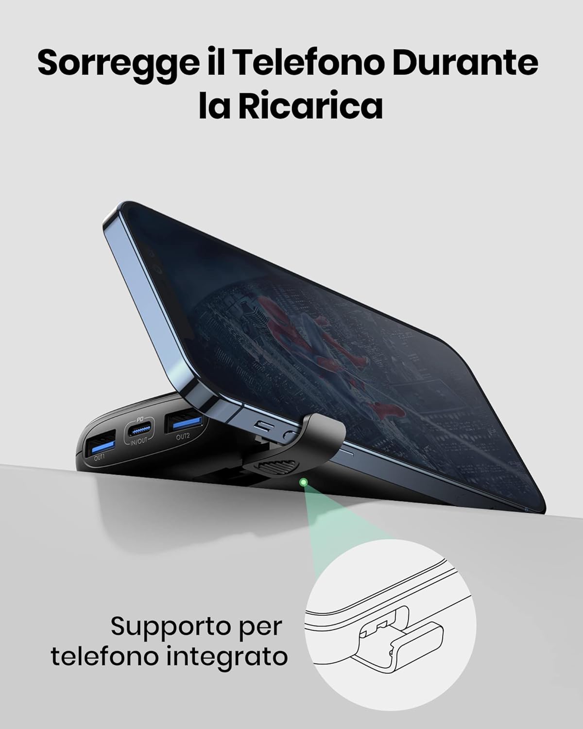 INIU Cargador portátil, la batería externa de 10000 mAh más pequeña...