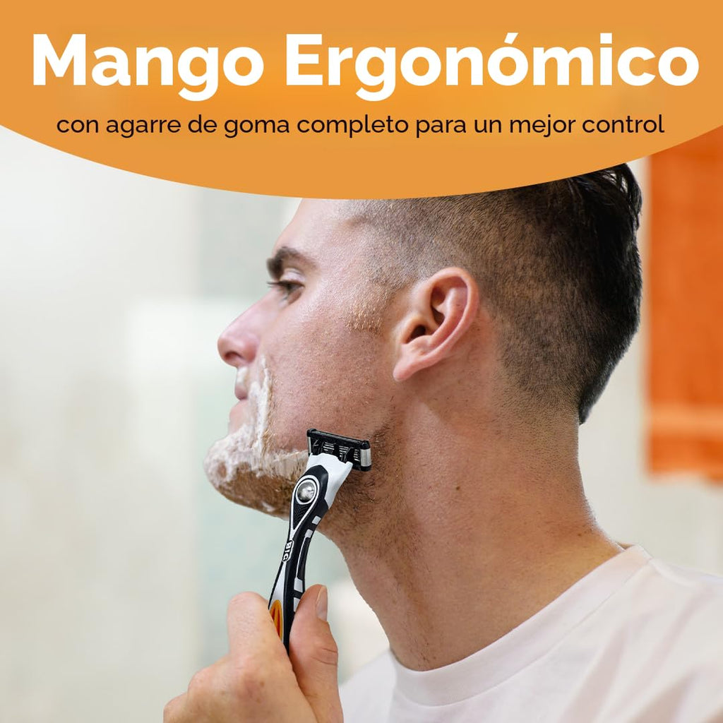 BIC Flex 5 - Maquinillas de afeitar recargables de 5 cuchillas para...