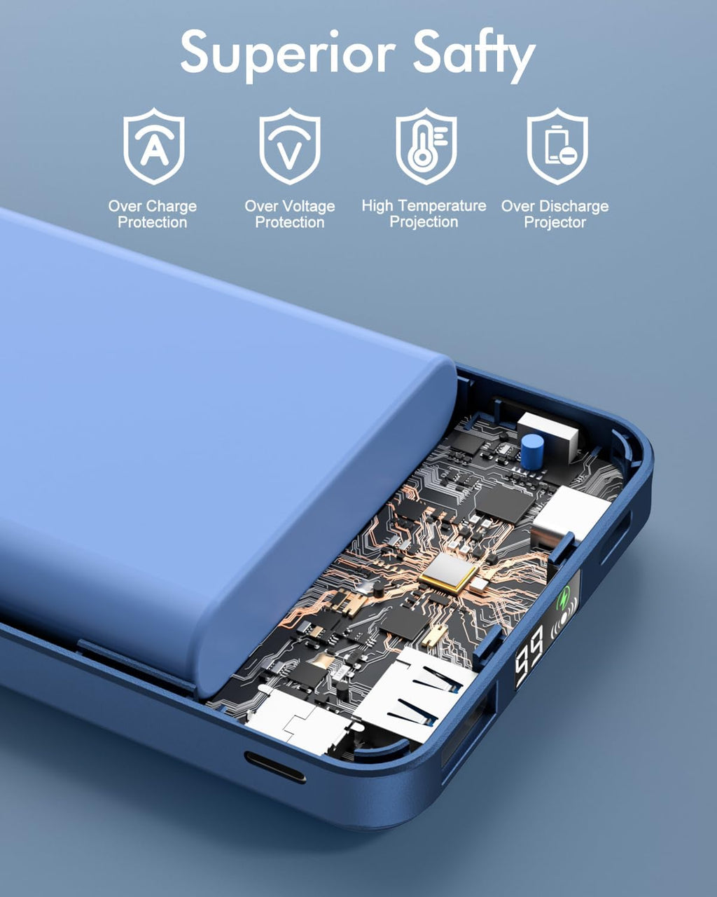 podoru para Magsafe - Cargador de batería magnético plegable de 100...