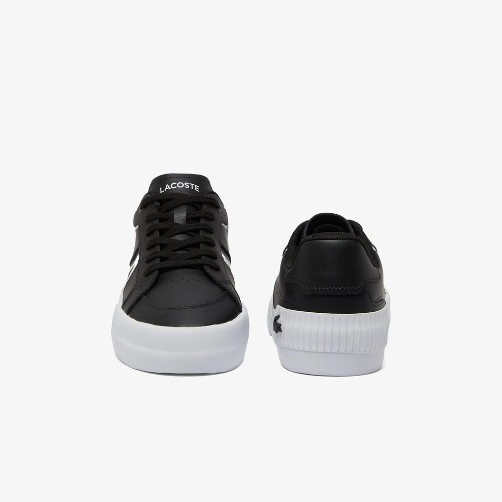 Lacoste Tenis L004 para hombre, negro\/blanco, 11.5