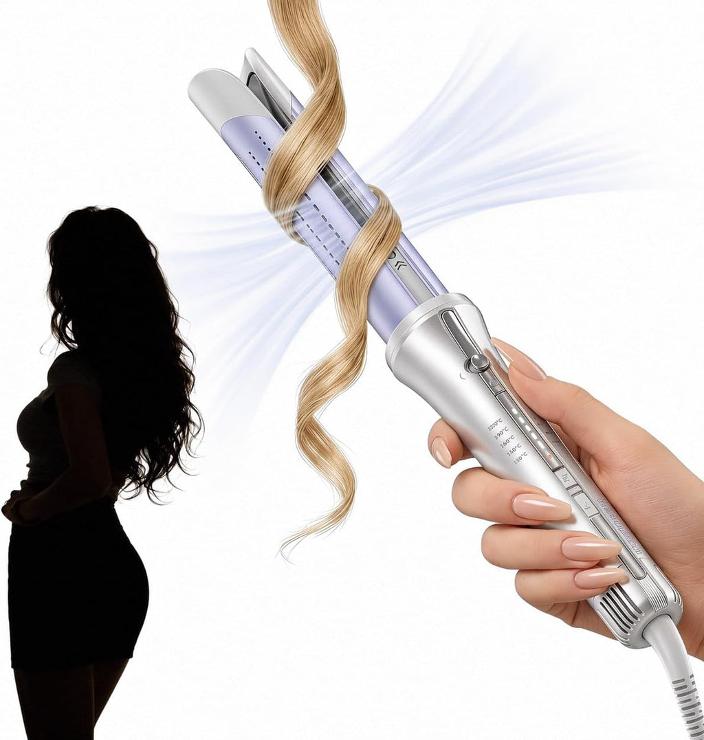 SHEGLAM One Touch Airflow Styler Pro 1.25 pulgadas con rotación aut...