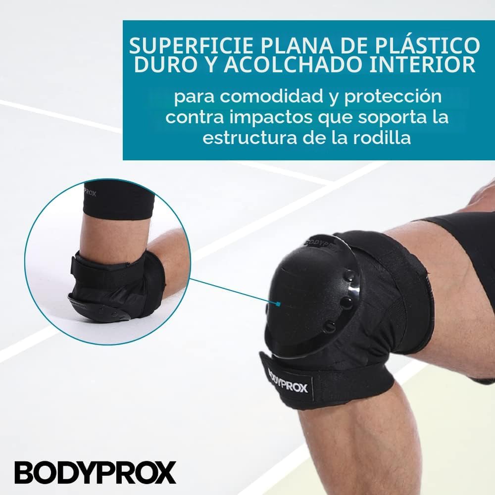 BODYPROX - Juego de rodilleras, coderas y muñequeras para patinaje...