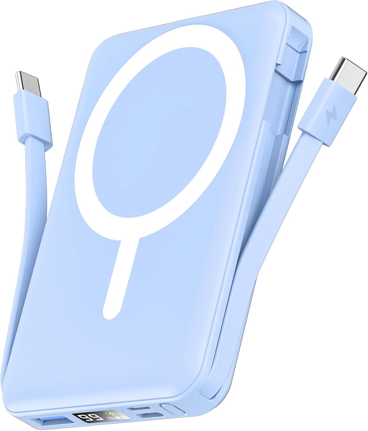 podoru Paquete de batería Magsafe, banco de energía magnético de 10...