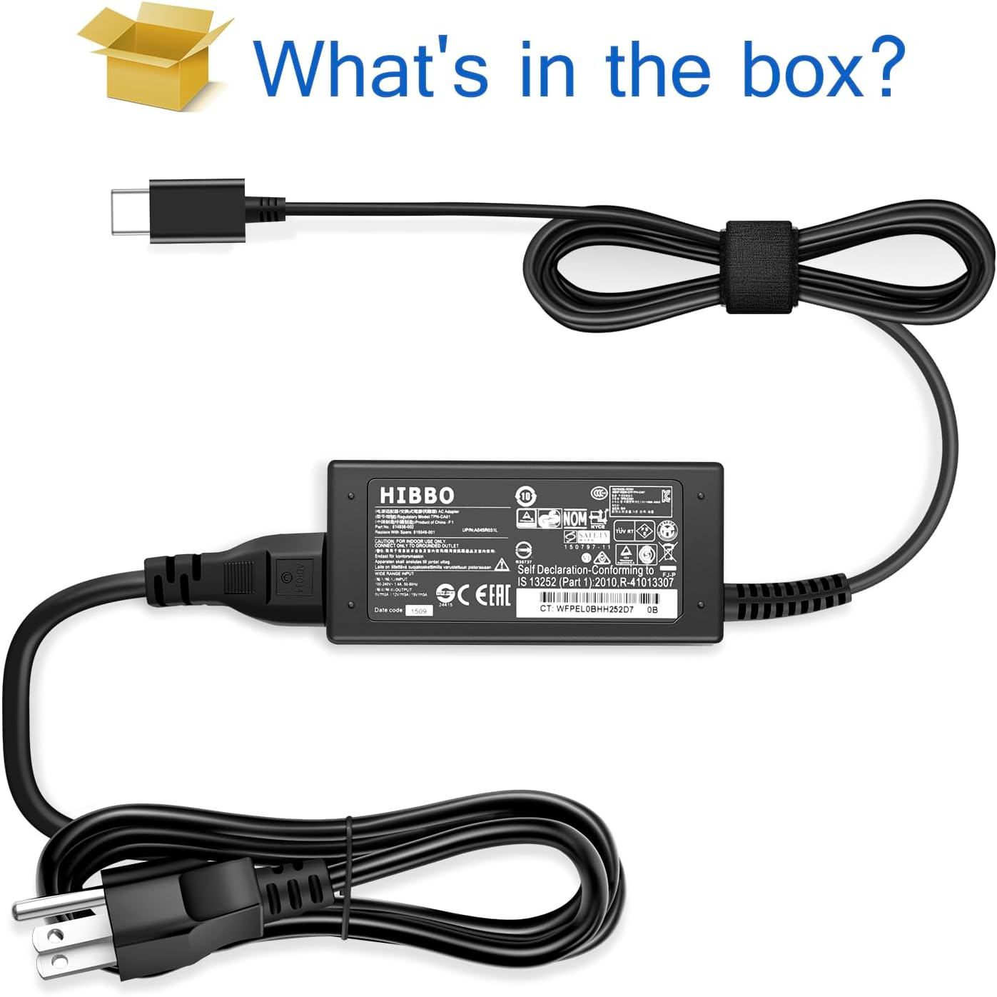 Cargador Chromebook USB C para laptop compatible con HP, Lenovo, De...