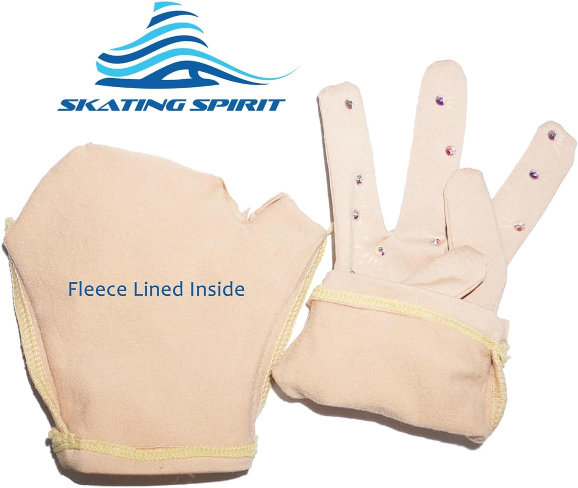 Skating Spirit Guantes térmicos de competición de patinaje artístic...