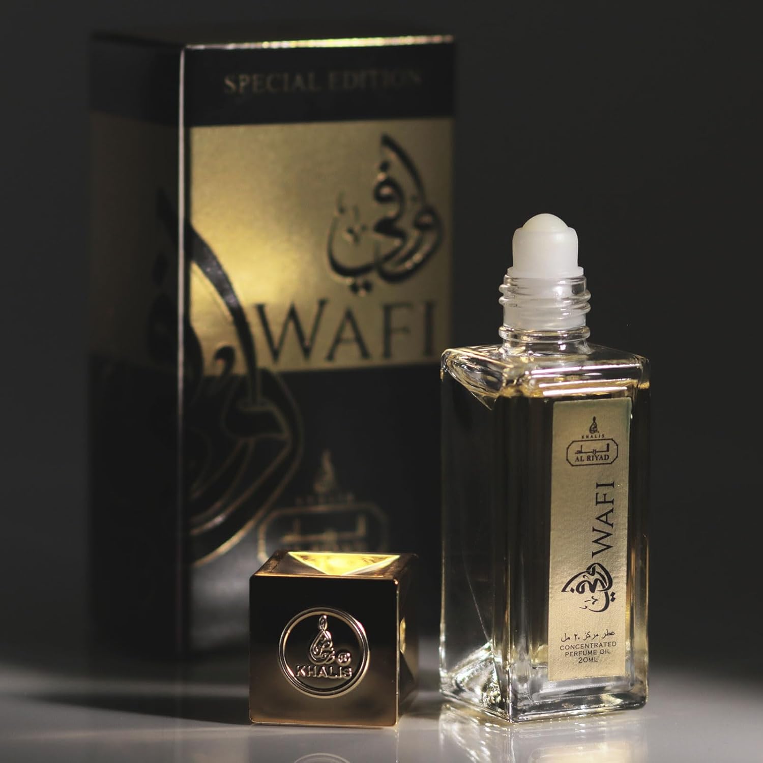 Maison d'Orient Wafi Woody Amber Leather Perfume Oil Roll\u2011...