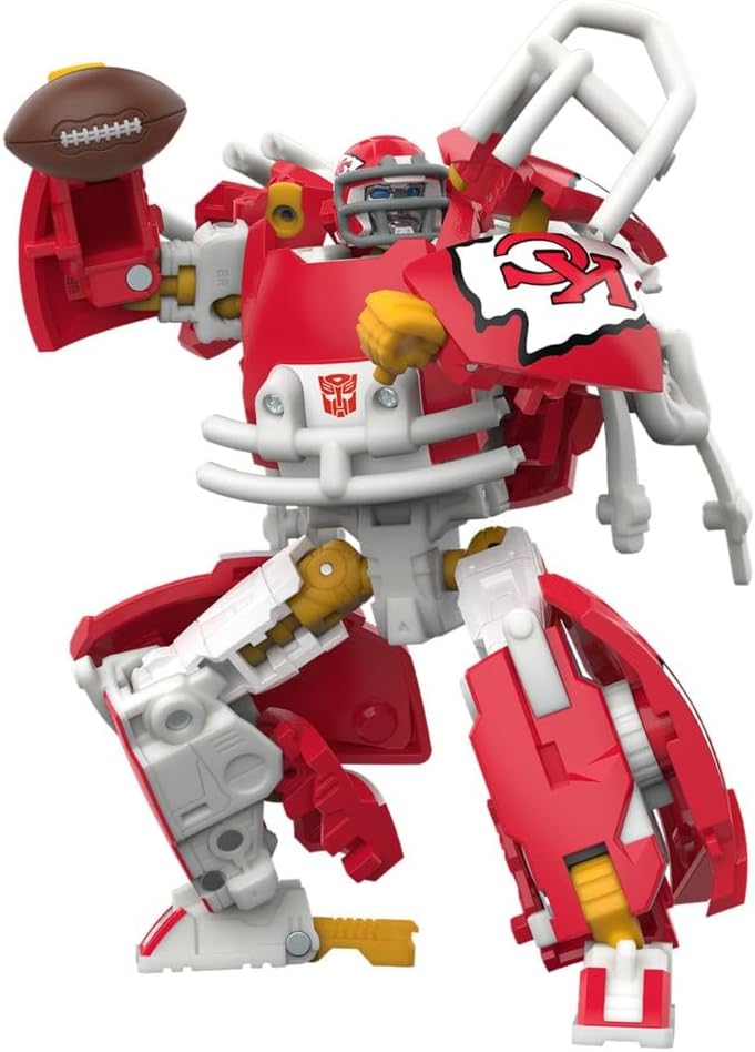 Transformers NFL Kansas City Chiefs KC-59, figura de acción de 5.5...