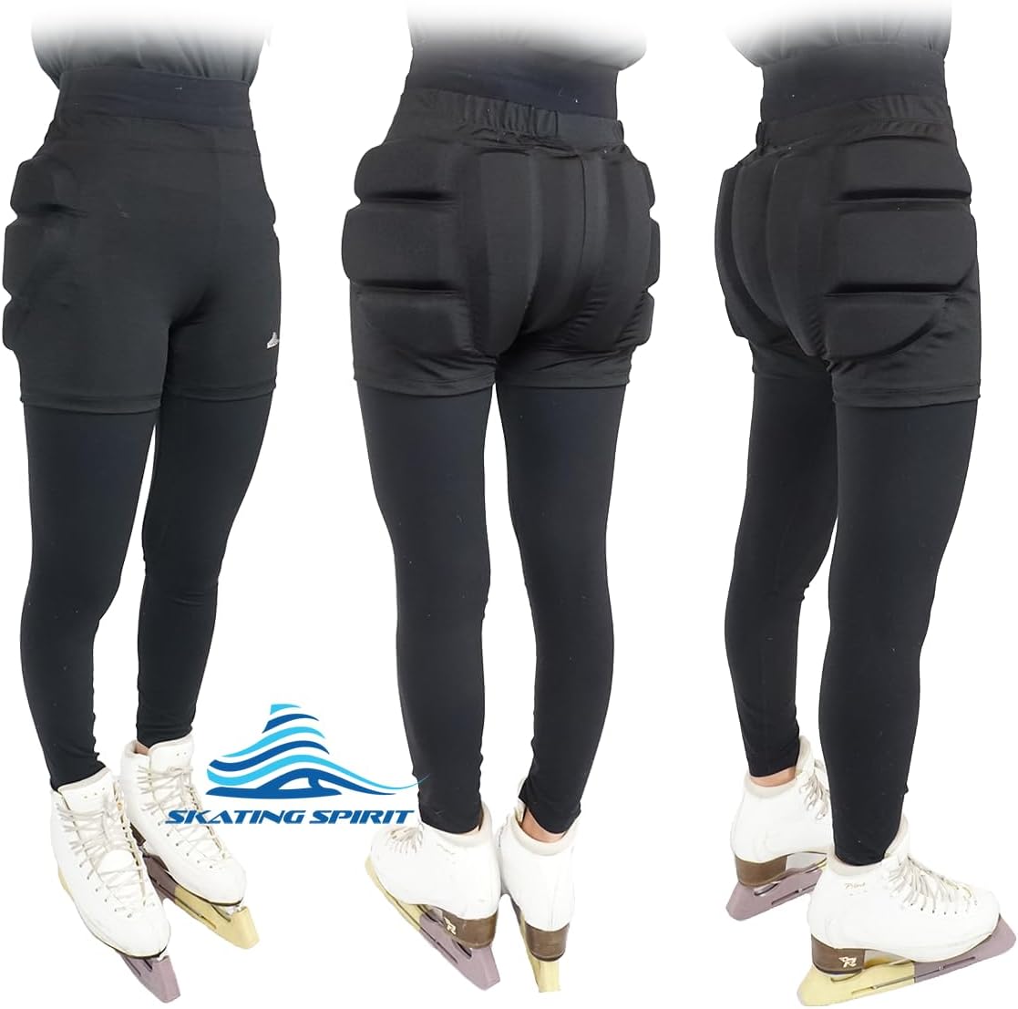 Skating Spirit Pantalones cortos acolchados protectores para el cox...