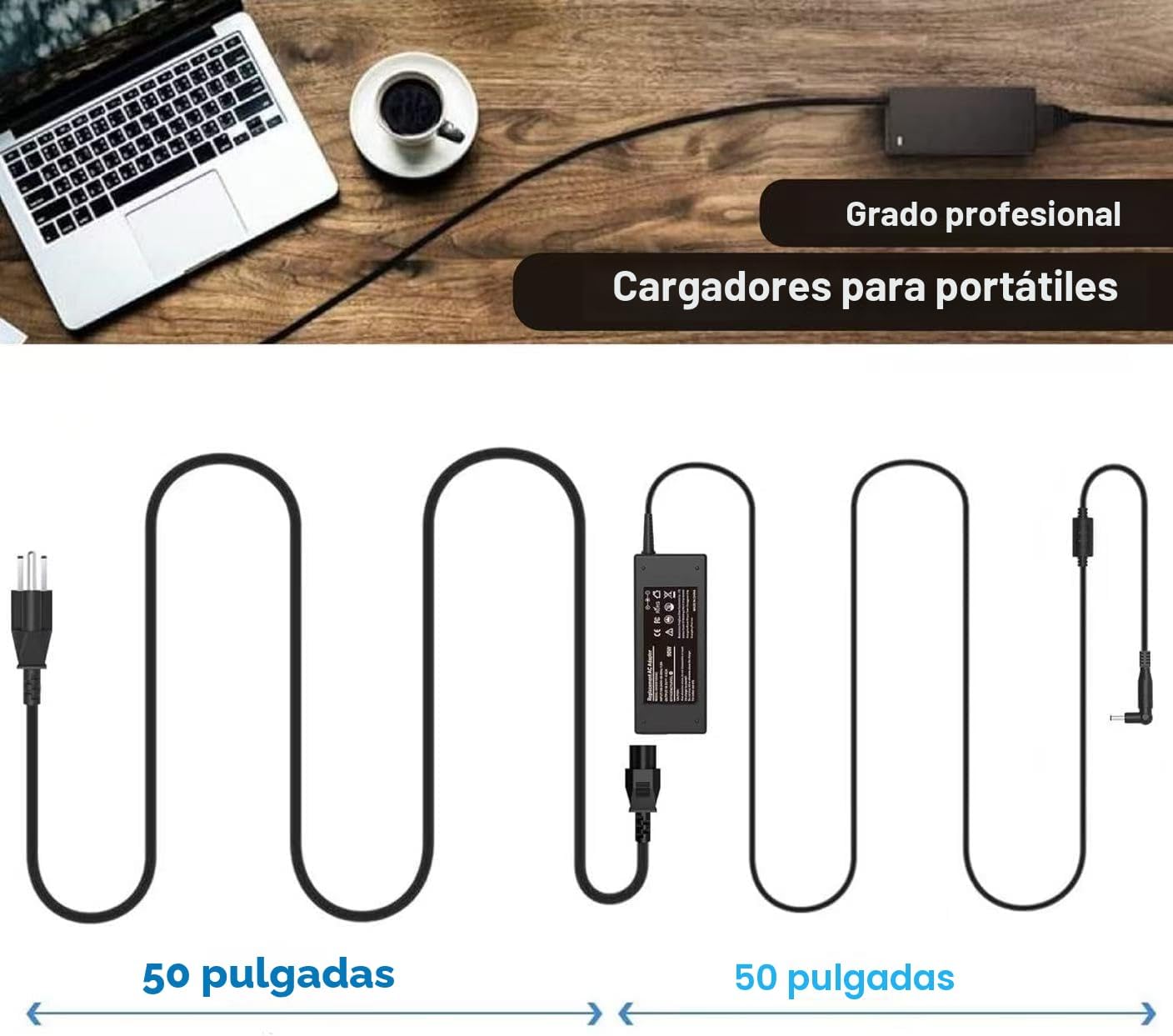 SZGUDULO Adaptador de CA universal de 90 W, cargador para laptop co...