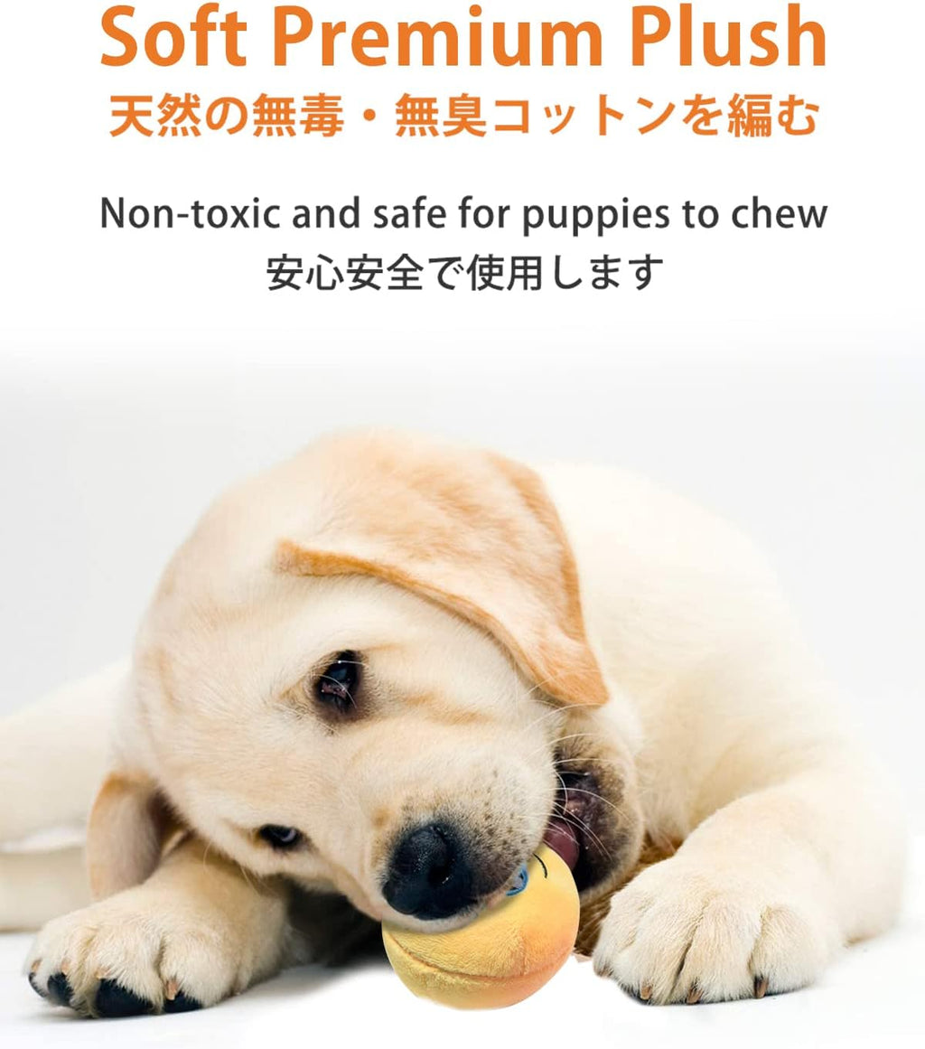 SCHITEC Juguetes chirriantes para perros, [6 unidades] Pelotas de f...