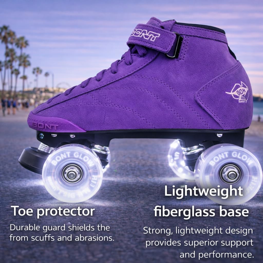 Bont Patines Prostar Suede Profesionales Patines con Ruedas Led Lum...