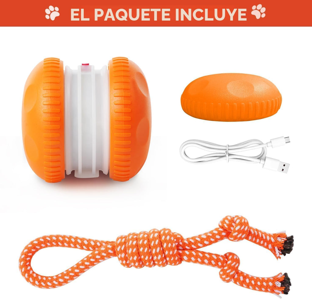 QGI Juguetes interactivos para perros, camino aleatorio, eléctrico,...