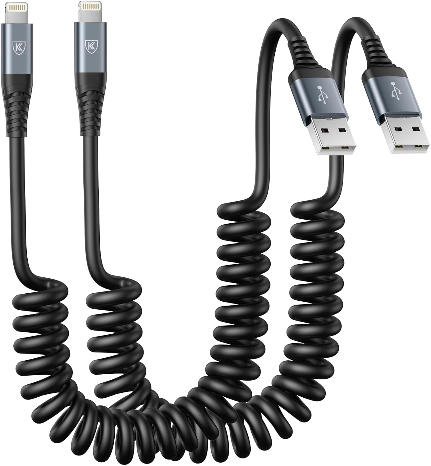 Cable de carga para iPhone de 6 pies para automóvil, cable Lightnin...