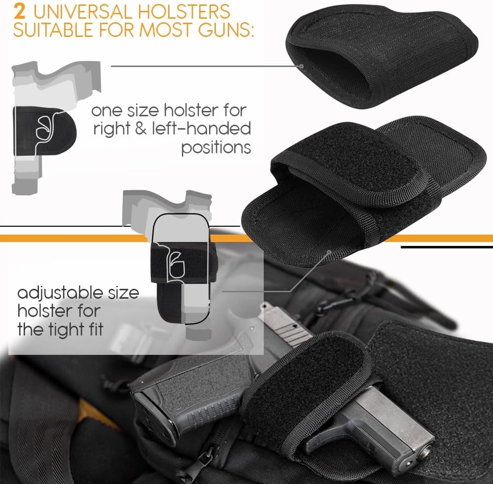 TECEUM Bolso táctico compacto con parche \u2013 CCW para todos los...