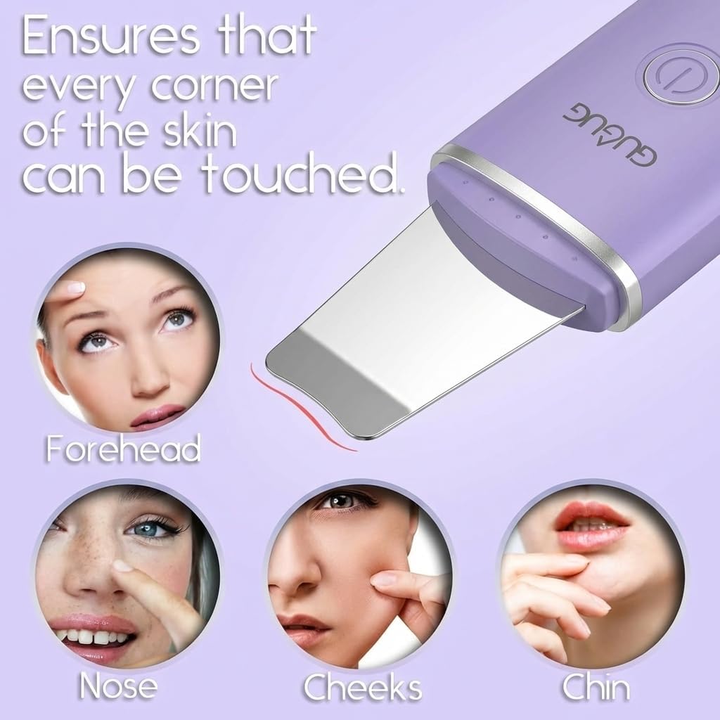 GUGUG - Espátula facial para la piel, espátula de exfoliación con 4...