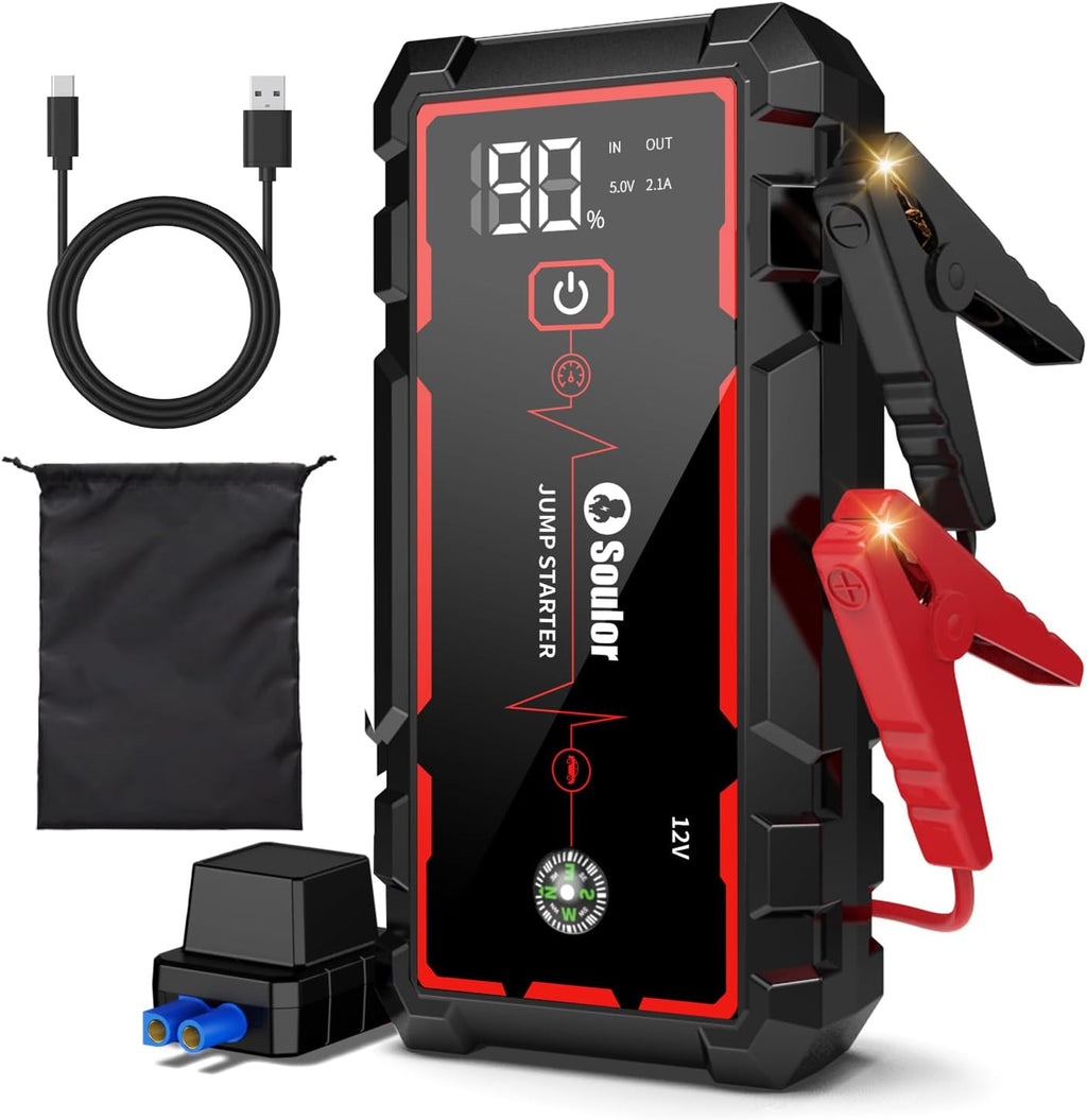Jump Starter Battery Jumper Starter Portable Jump Box para batería...