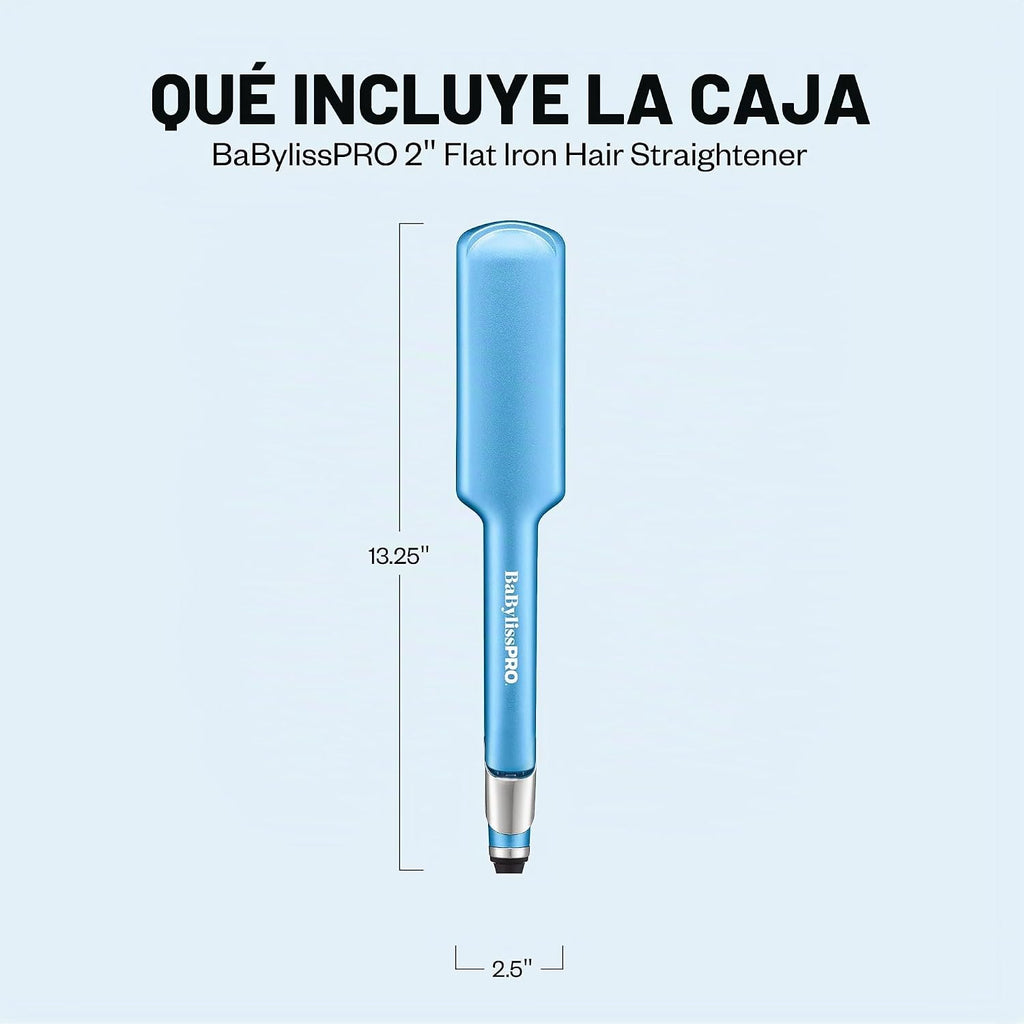 Plancha de pelo ultra elegante BabylissPRO Nano Titanium, plancha p...
