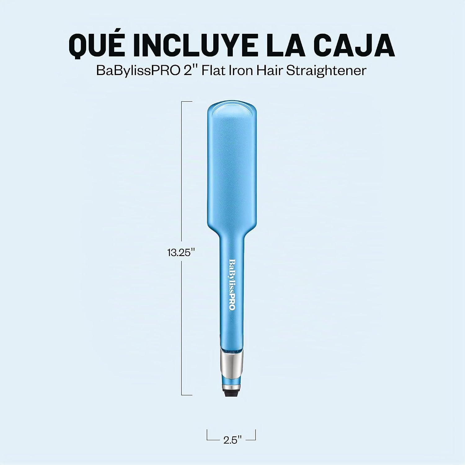 Plancha de pelo ultra elegante BabylissPRO Nano Titanium, plancha p...
