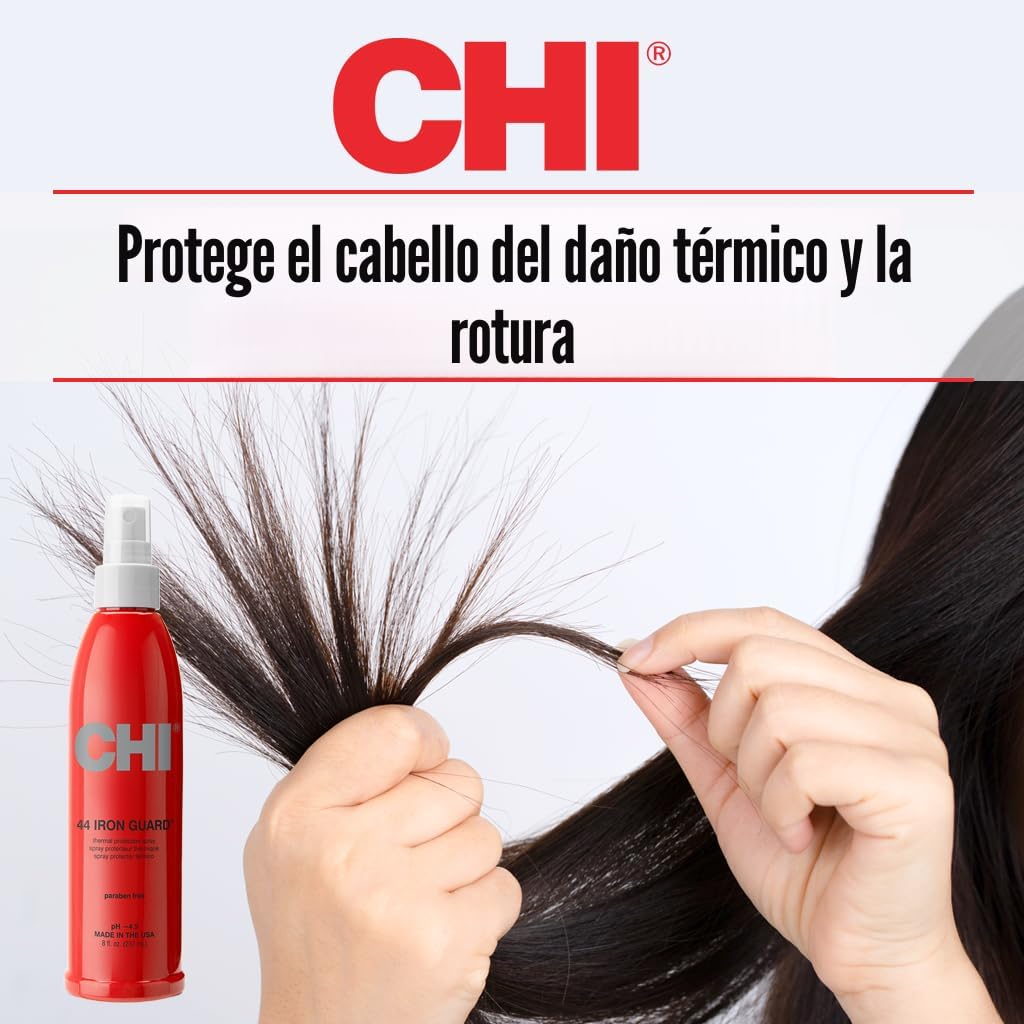 CHI 44 Iron Guard - Spray de protección térmica, fórmula nutritiva...