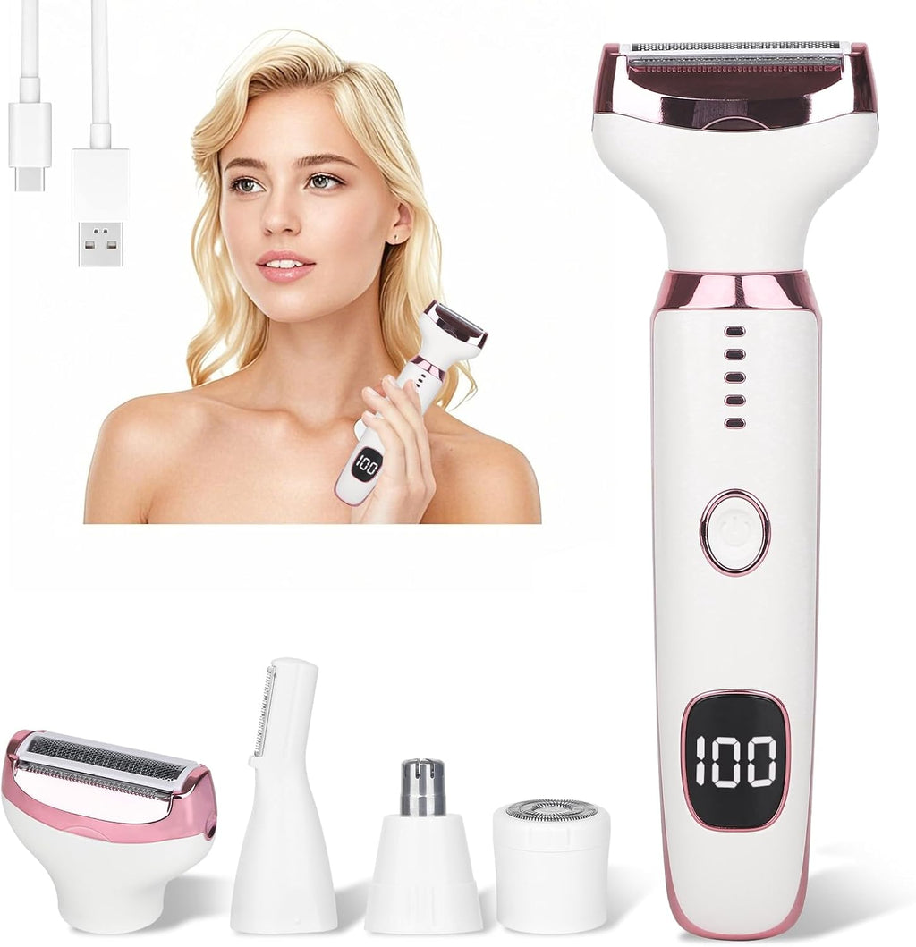 Beanify Maquinilla de afeitar eléctrica 2026 para mujeres y hombres...