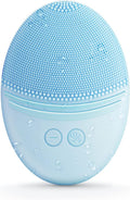 EZBASICS Cepillo de limpieza facial, cepillo facial vibratorio sóni...