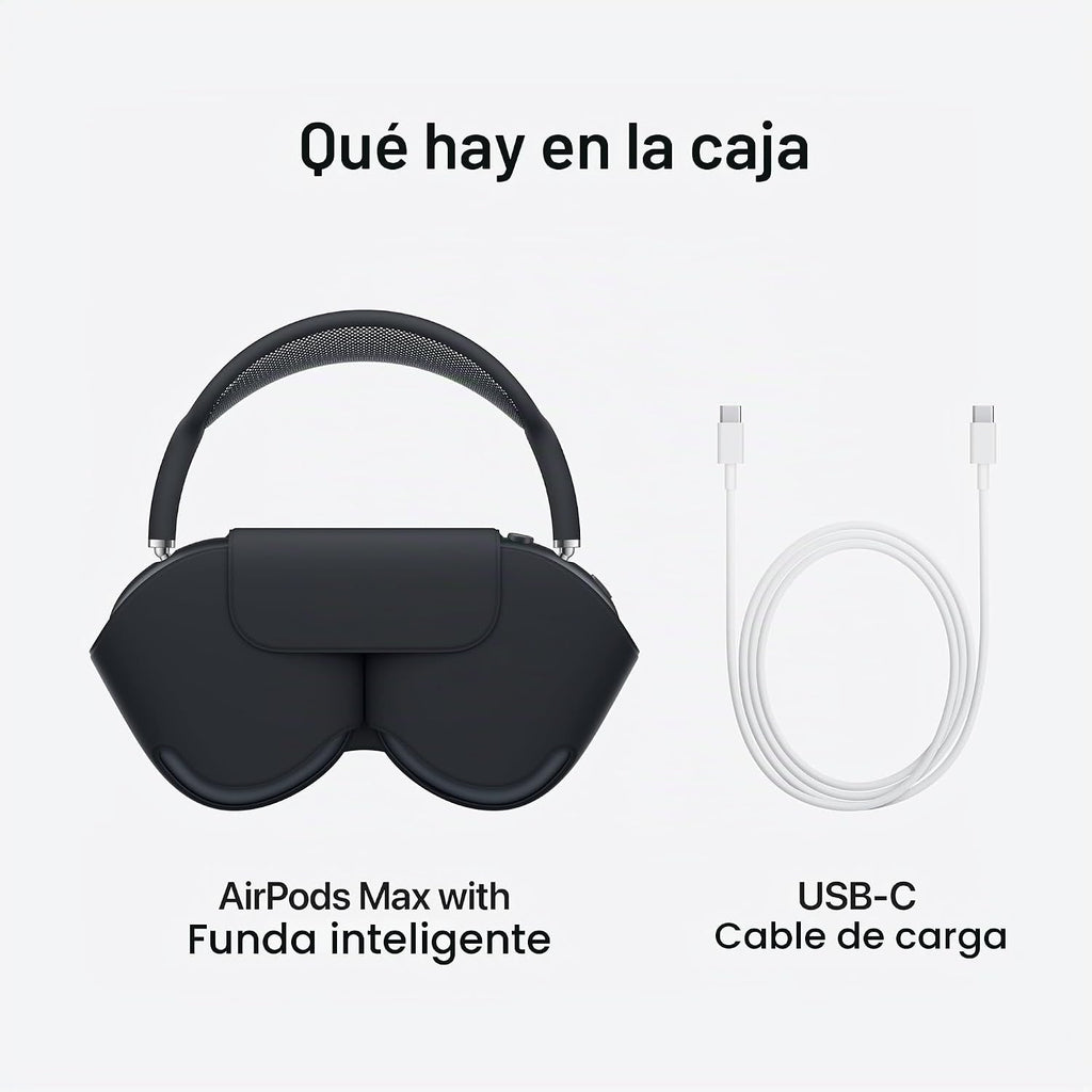 Auriculares Apple AirPods Max inalámbricos sobre la oreja, cancelac...